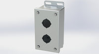 SCE-2PBSS6 | NEMA 12, 4, 4X | S.S. PB Enclosure, 6H x 3W x 3D | Saginaw