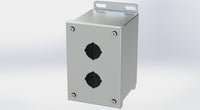 SCE-2PBXSS6 | NEMA 12, 4, 4X | S.S. PBX Enclosure, 6H x 4W x 5D | Saginaw