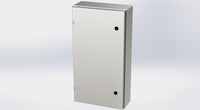 SCE-30EL1606SSLP | NEMA 3R, 12, 4, 4X | S.S. EL Enclosure, 30H x 16W x 6D | Saginaw