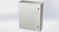 SCE-30EL2408SS6LP | NEMA 3R, 12, 4, 4X | S.S. EL Enclosure, 30H x 24W x 8D | Saginaw