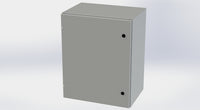 SCE-30EL2416LP+SCE-30P24 | NEMA 4 / 12 / 13 | 30H x 24W x 16D | Subpanel: Solid | Knockouts: No | Keyed: No | Saginaw