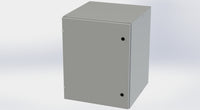 SCE-30EL2424LP+SCE-30P24 | NEMA 4 / 12 / 13 | 30H x 24W x 24D | Subpanel: Solid | Knockouts: No | Keyed: No | Saginaw