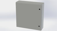 SCE-30EL3008LP+SCE-30P30 | NEMA 4 / 12 / 13 | 30H x 30W x 8D | Subpanel: Solid | Knockouts: No | Keyed: No | Saginaw