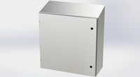 SCE-30EL3012SSST | NEMA 3R, 12, 4, 4X | S.S. EL Sloping Top Enclosure, 30H x 30W x 12D | Saginaw