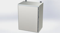 SCE-30H2416SS6LP | NEMA 3R, 12, 4, 4X | Nema 4X LP Enclosure, 30H x 24W x 16D | Saginaw