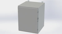 SCE-30H2424LP | NEMA 3R, 12, 4 | Nema 4 LP Enclosure, 30H x 24W x 24D | Saginaw