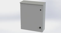 SCE-30R2408LP | NEMA 3R | Type-3R Hinged Cover Enclosure, 30H x 24W x 8D | Saginaw