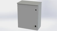 SCE-30R2412LP | NEMA 3R | Type-3R Hinged Cover Enclosure, 30H x 24W x 12D | Saginaw