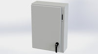 SCE-30XEL2108LPLG | NEMA 3R, 12, 4 | XEL LP Enclosure, 30H x 21W x 8D | Saginaw