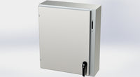 SCE-30XEL2508SSLP | NEMA 3R, 12, 4, 4X | S.S. XEL Enclosure, 30H x 25W x 8D | Saginaw