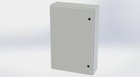 SCE-36EL2408LPLG | NEMA 3R, 12, 4 | EL Enclosure, 36H x 24W x 8D | Saginaw