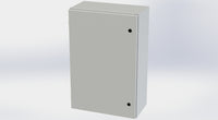 SCE-36EL2412LPLG | NEMA 3R, 12, 4 | EL Enclosure, 36H x 24W x 12D | Saginaw