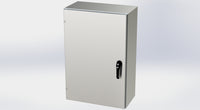 SCE-36EL2412SSLPPL | NEMA 3R, 12, 4, 4X | S.S. LPPL Enclosure, 36H x 24W x 12D | Saginaw