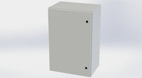 SCE-36EL2416LPLG | NEMA 3R, 12, 4 | EL Enclosure, 36H x 24W x 16D | Saginaw
