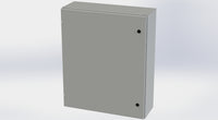 SCE-36EL3010LP+SCE-36P30 | NEMA 4 / 12 / 13 | 36H x 30W x 10D | Subpanel: Solid | Knockouts: No | Keyed: No | Saginaw