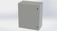 SCE-36EL3016LP+SCE-36P30 | NEMA 4 / 12 / 13 | 36H x 30W x 16D | Subpanel: Solid | Knockouts: No | Keyed: No | Saginaw