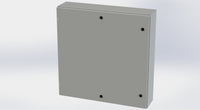 SCE-36EL3608LP+SCE-36P36 | NEMA 4 / 12 / 13 | 36H x 36W x 8D | Subpanel: Solid | Knockouts: No | Keyed: No | Saginaw