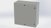 SCE-36EL3616LP+SCE-36P36 | NEMA 4 / 12 / 13 | 36H x 36W x 16D | Subpanel: Solid | Knockouts: No | Keyed: No | Saginaw