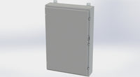 SCE-36H2406LP | NEMA 3R, 12, 4 | Nema 4 LP Enclosure, 36H x 24W x 6D | Saginaw