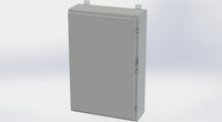 SCE-36H2408LP | NEMA 3R, 12, 4 | Nema 4 LP Enclosure, 36H x 24W x 8D | Saginaw
