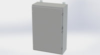 SCE-36H2410LP | NEMA 3R, 12, 4 | Nema 4 LP Enclosure, 36H x 24W x 10D | Saginaw