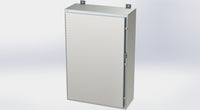 SCE-36H2410SS6LP | NEMA 3R, 12, 4, 4X | Nema 4X LP Enclosure, 36H x 24W x 10D | Saginaw