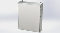 SCE-36H3008SS6LP | NEMA 3R, 12, 4, 4X | Nema 4X LP Enclosure, 36H x 30W x 8D | Saginaw