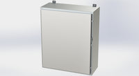 SCE-36H3012SSLP | NEMA 3R, 12, 4, 4X | Nema 4X LP Enclosure, 36H x 30W x 12D | Saginaw