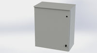 SCE-36R3016LP | NEMA 3R | Type-3R Hinged Cover Enclosure, 36H x 30W x 16D | Saginaw