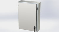 SCE-36XEL2508SS6LP | NEMA 3R, 12, 4, 4X | S.S. XEL Enclosure, 36H x 25W x 8D | Saginaw