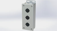 SCE-3PBSS6 | NEMA 12, 4, 4X | S.S. PB Enclosure, 8H x 3W x 3D | Saginaw