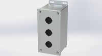 SCE-3PBXSS | NEMA 12, 4, 4X | S.S. PBX Enclosure, 8H x 4W x 5D | Saginaw