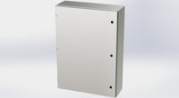 SCE-42EL3010SSLP | NEMA 3R, 12, 4, 4X | S.S. EL Enclosure, 42H x 30W x 10D | Saginaw