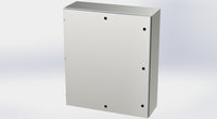 SCE-42EL3612SSLP | NEMA 3R, 12, 4, 4X | S.S. EL Enclosure, 42H x 36W x 12D | Saginaw