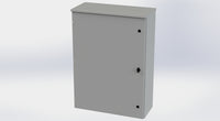 SCE-42R3012LP | NEMA 3R | Type-3R Hinged Cover Enclosure, 42H x 30W x 12D | Saginaw