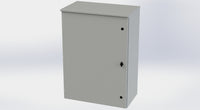 SCE-42R3016LP | NEMA 3R | Type-3R Hinged Cover Enclosure, 42H x 30W x 16D | Saginaw