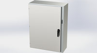 SCE-42XEL3112SSLP | NEMA 3R, 12, 4, 4X | S.S. XEL Enclosure, 42H x 31W x 12D | Saginaw