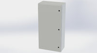 SCE-48EL2412LPLG | NEMA 3R, 12, 4 | EL Enclosure, 48H x 24W x 12D | Saginaw