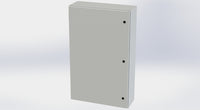 SCE-48EL3010LPLG | NEMA 3R, 12, 4 | EL Enclosure, 48H x 30W x 10D | Saginaw