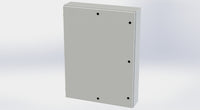 SCE-48EL3608LPLG | NEMA 3R, 12, 4 | EL Enclosure, 48H x 36W x 8D | Saginaw
