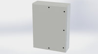 SCE-48EL3612LPLG | NEMA 3R, 12, 4 | EL Enclosure, 48H x 36W x 12D | Saginaw