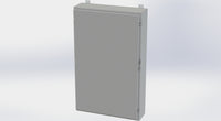 SCE-48H3008LP | NEMA 3R, 12, 4 | Nema 4 LP Enclosure, 48H x 30W x 8D | Saginaw