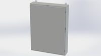 SCE-48H3608LP | NEMA 3R, 12, 4 | Nema 4 LP Enclosure, 48H x 36W x 8D | Saginaw