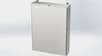 SCE-48H3608SSLP | NEMA 3R, 12, 4, 4X | Nema 4X LP Enclosure, 48H x 36W x 8D | Saginaw