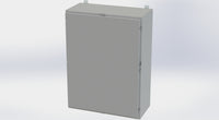 SCE-48H3616LP | NEMA 3R, 12, 4 | Nema 4 LP Enclosure, 48H x 36W x 16D | Saginaw