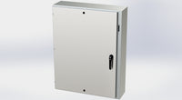 SCE-48XEL3710SSLP | NEMA 3R, 12, 4, 4X | S.S. XEL Enclosure, 48H x 37W x 10D | Saginaw