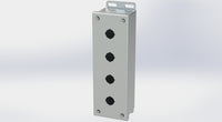 SCE-4PBSSI | NEMA 12, 4, 4X | S.S. PB Enclosure, 10H x 3W x 3D | Saginaw