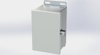 SCE-6044CHNFSS6 | NEMA 3R, 12, 4, 4X | S.S. CHNF Enclosure, 6H x 4W x 4D | Saginaw