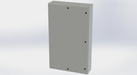 SCE-60EL3610LP+SCE-60P36 | NEMA 4 / 12 / 13 | 60H x 36W x 10D | Subpanel: Solid | Knockouts: No | Keyed: No | Saginaw