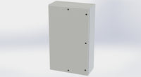SCE-60EL3616LPLG | NEMA 3R, 12, 4 | EL Enclosure, 60H x 36W x 16D | Saginaw